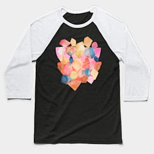 Magical watercolor shapes Baseball T-Shirt